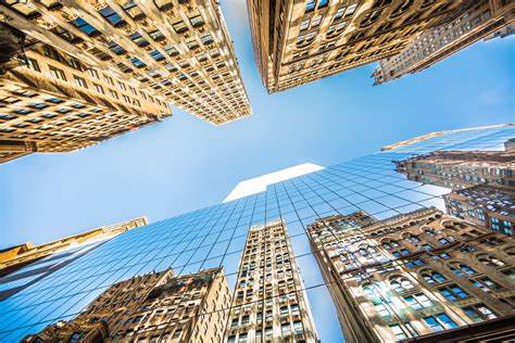 Buildings and blue sky